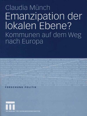 cover image of Emanzipation der lokalen Ebene?